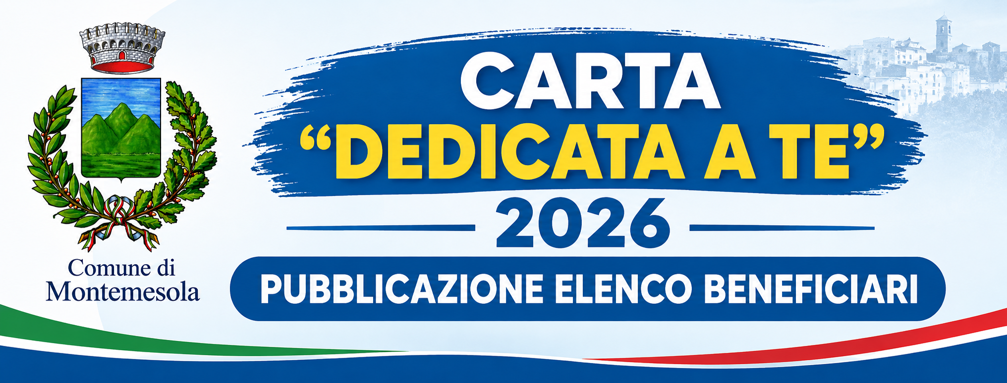 CARTA “DEDICATA A TE” 2026
